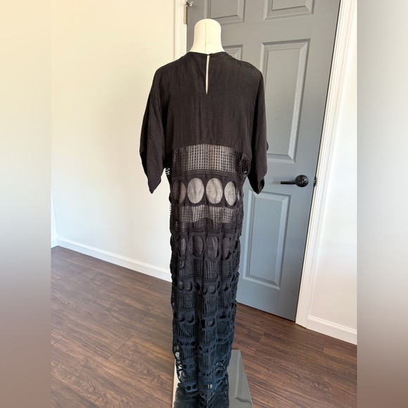 Loewe x Paula Ibiza Moon-Pendant Embroidered Maxi Dress - Picture 12 of 16